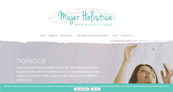 Desktop Screenshot of mujerholistica.com